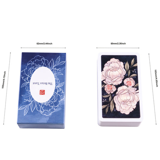 Pure White Peony Tarot Deck 	
