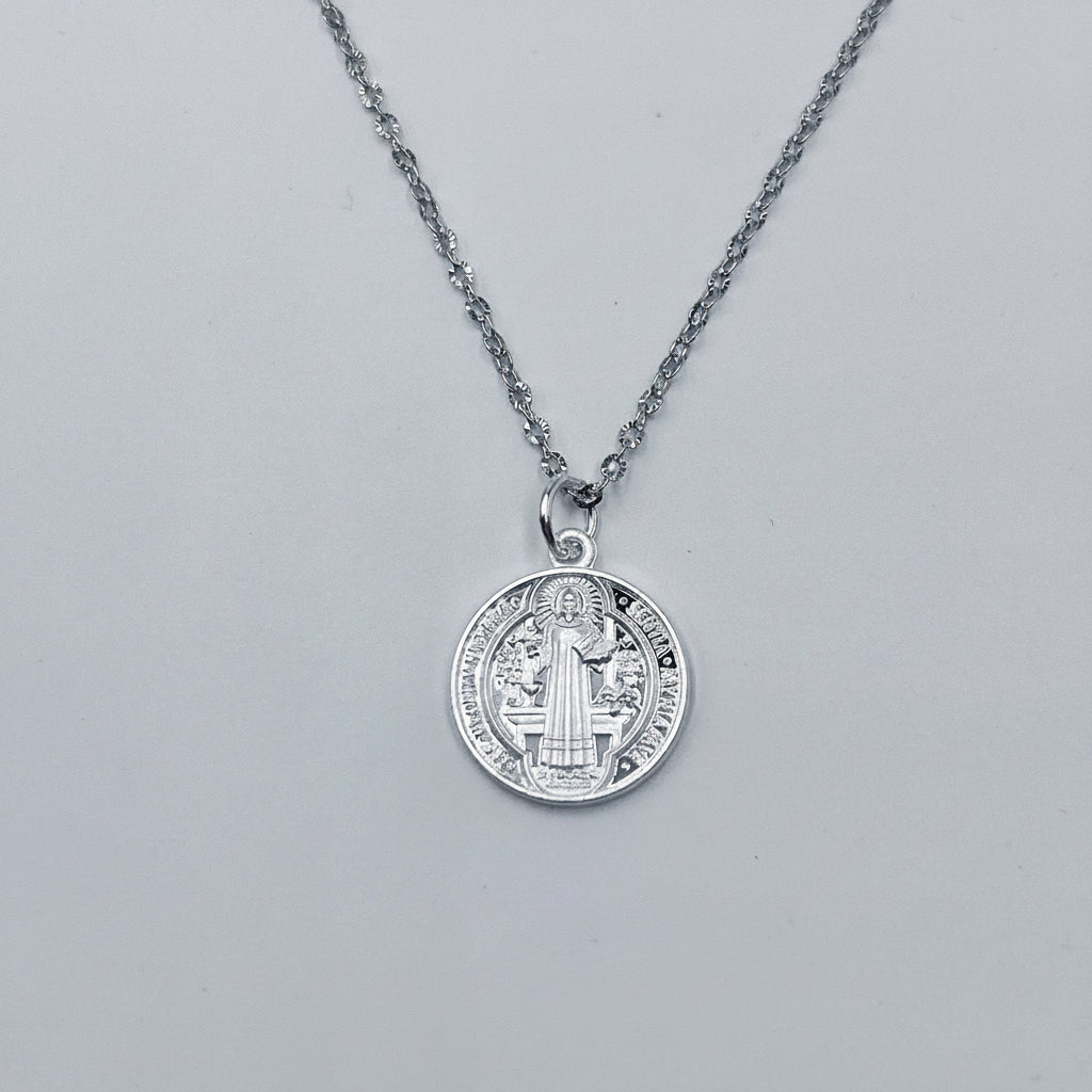 St Benedict Charm Necklace