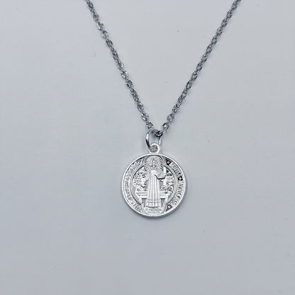 St Benedict Charm Necklace