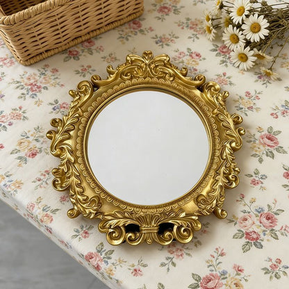 Baroque round mirror alternate product view