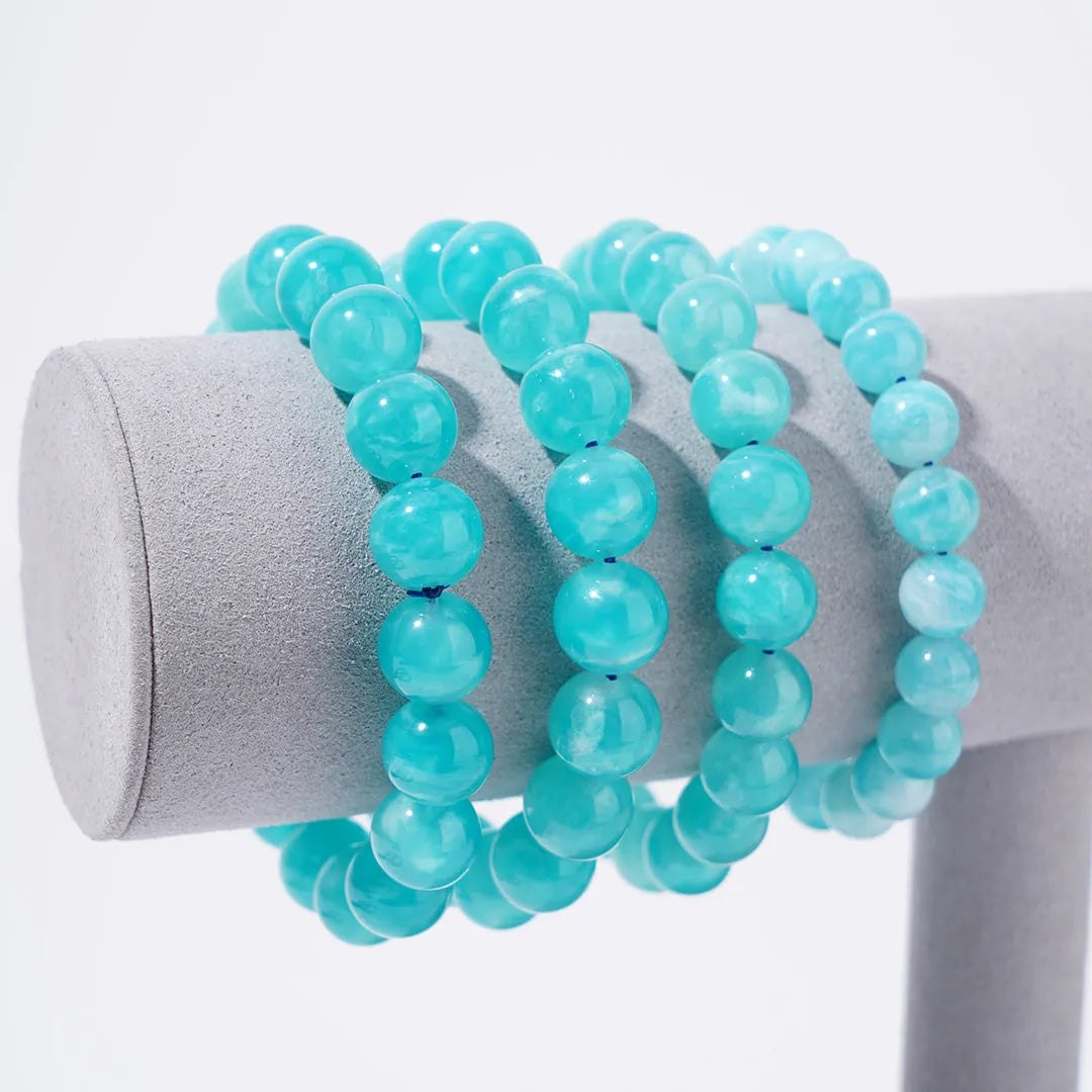 Amazonite Crystal Bracelets - Soothing Harmonizing Empowering	