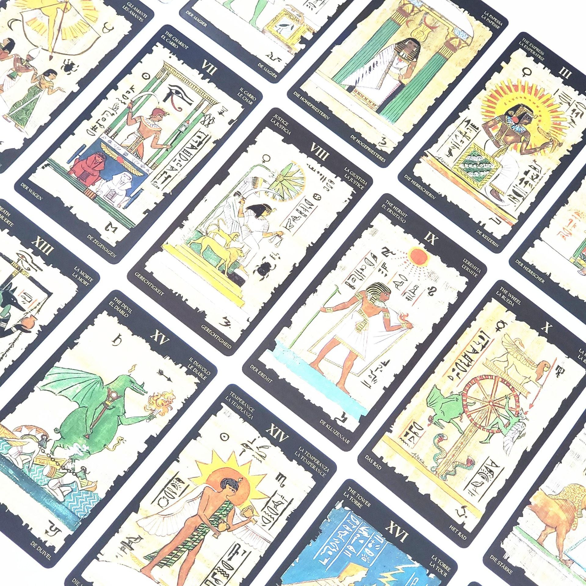 Egyptian Tarot Cards  - DeMoonn	