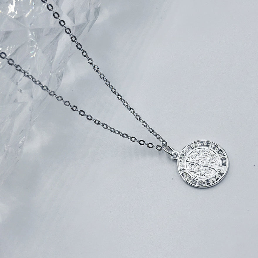 St Benedict Charm Necklace