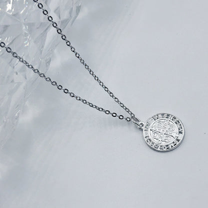 St Benedict Charm Necklace