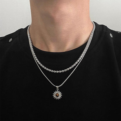 Heart to the Sun two-piece necklace set