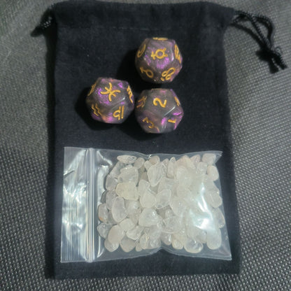 Astrology D12 dice product detail