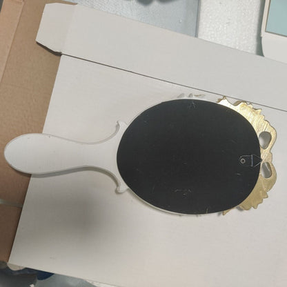 Vintage-style handheld mirror product view