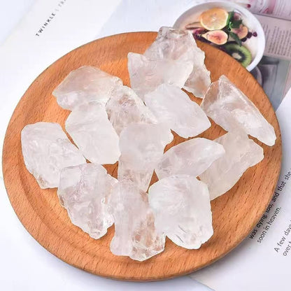 Raw clear quartz stones product selection