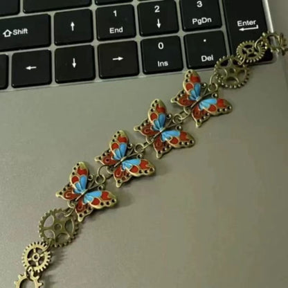 Mechanical butterfly bracelet alternate product view