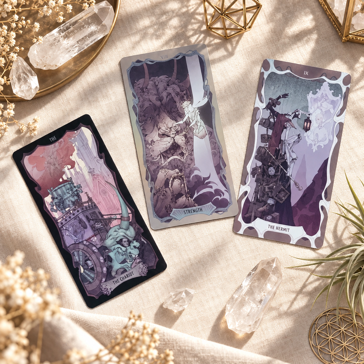 Null Marionette Tarot Deluxe Edition – illustrated marionette tarot cards