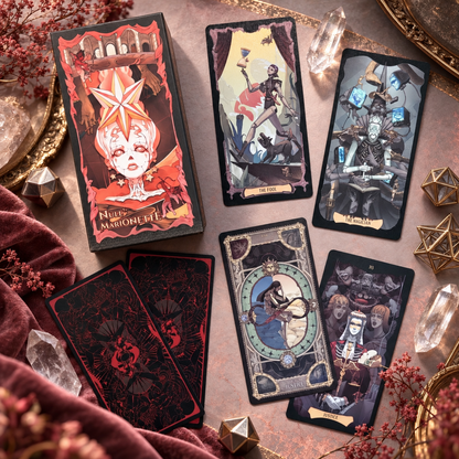 Null Marionette Tarot Deluxe Edition – detailed tarot card illustrations