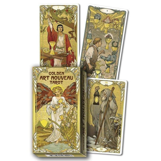 Golden Art Nouveau Tarot by Giulia F. Massaglia - Magick Magick.com	