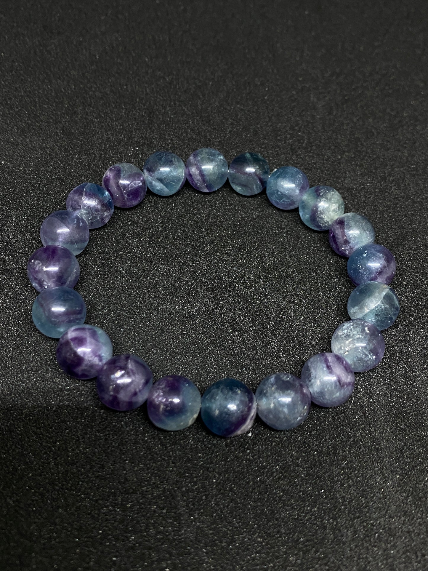 Color Fluorite Bracelet Natural Crystal C Style	