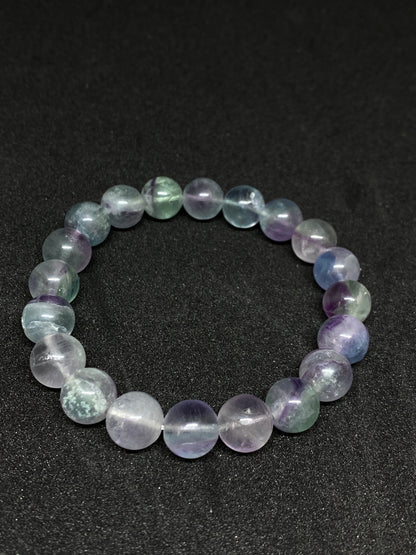 Color Fluorite Bracelet Natural Crystal-D Style	