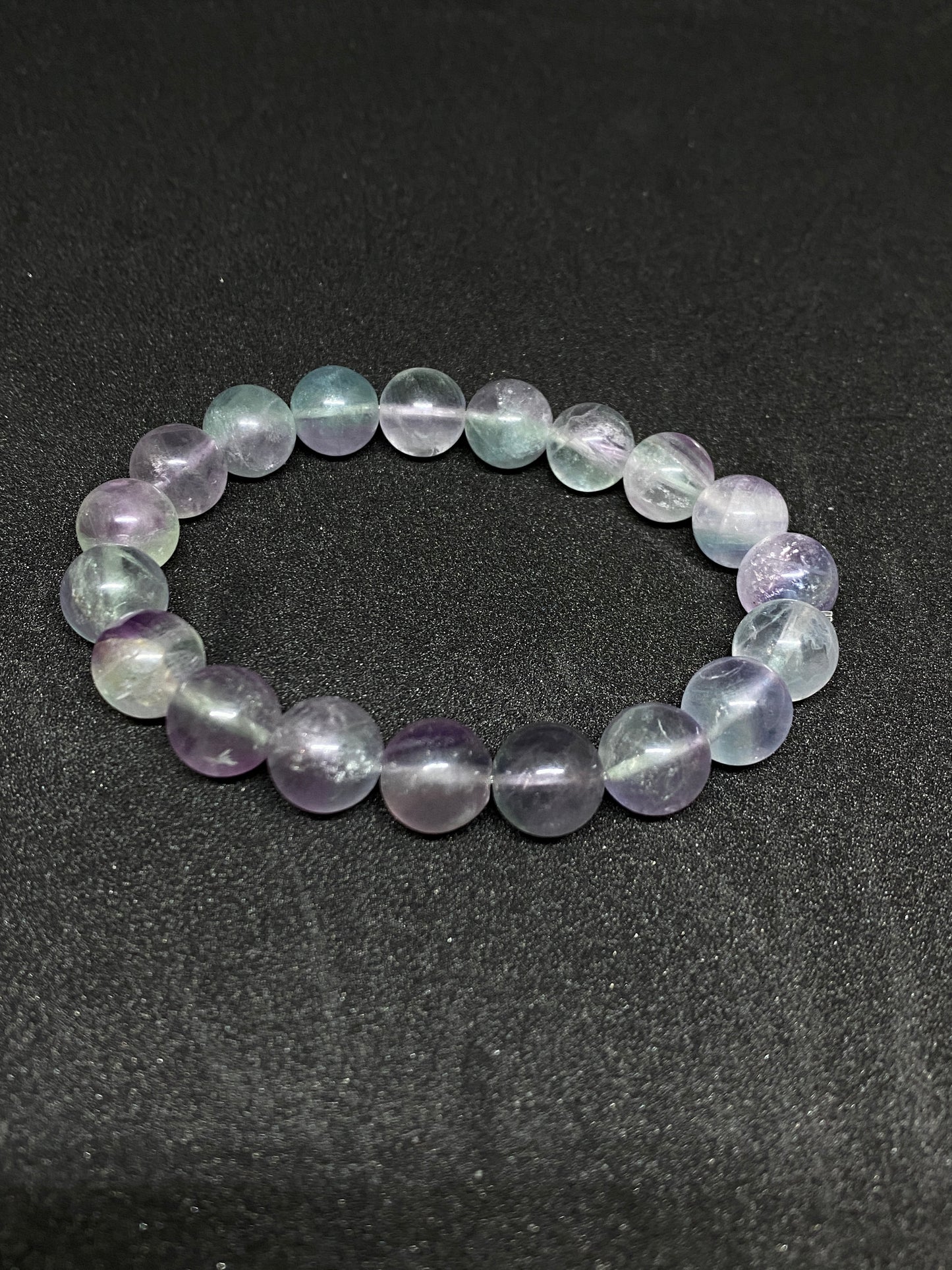 Color Fluorite Bracelet Natural Crystal-D Style	