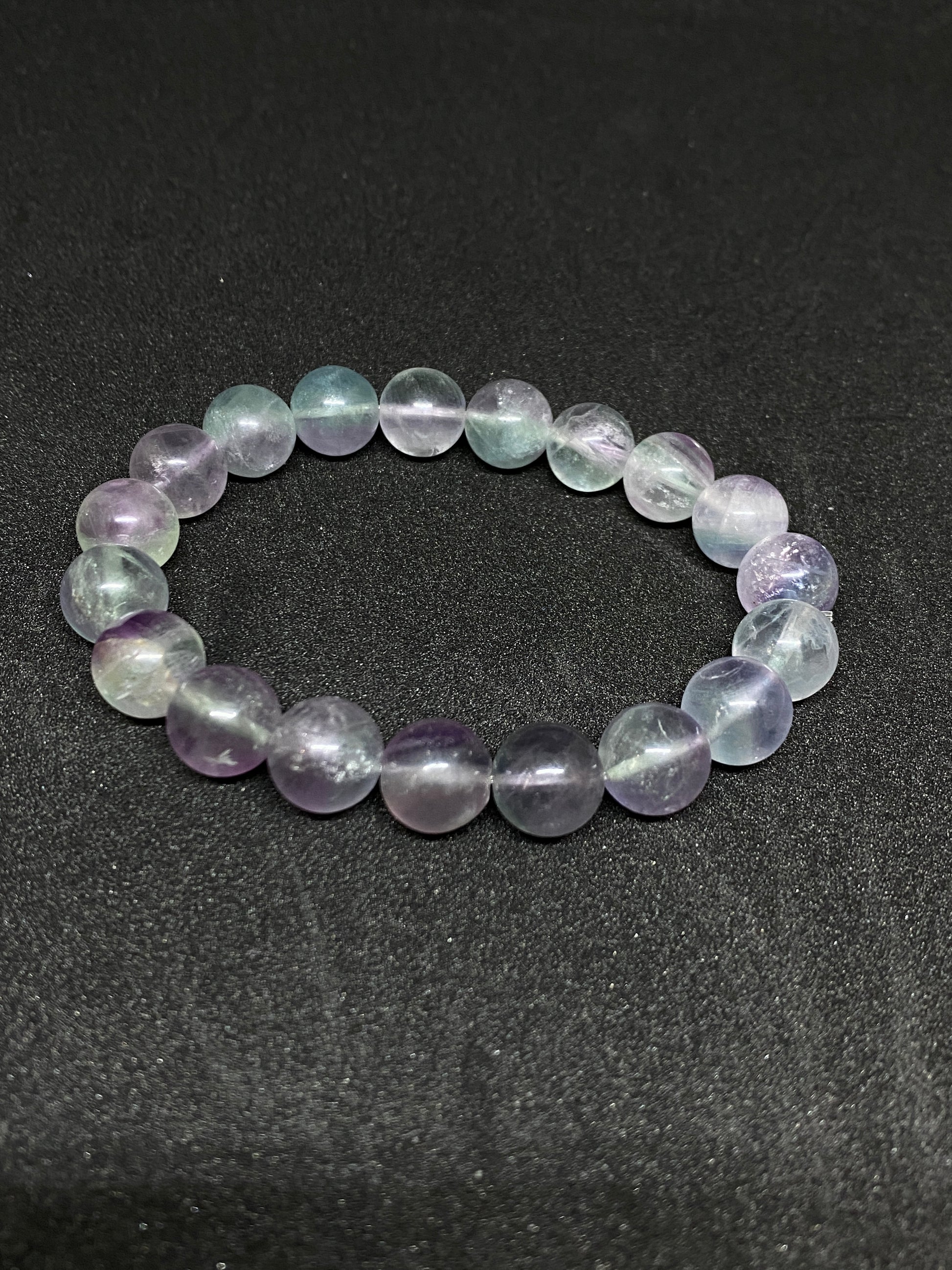 Color Fluorite Bracelet Natural Crystal-D Style	