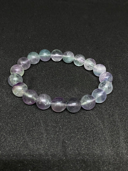 Color Fluorite Bracelet Natural Crystal-D Style	