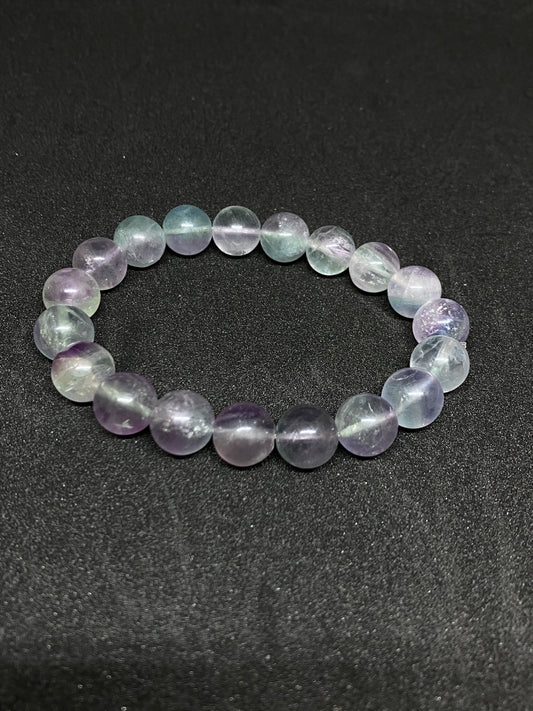 Color Fluorite Bracelet Natural Crystal-D Style	