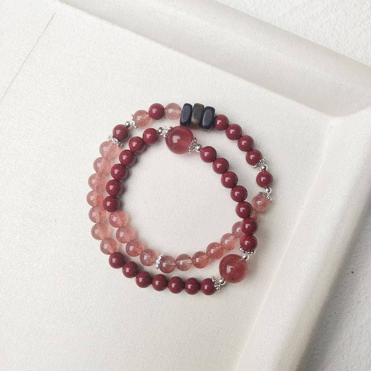 Cinnabar accent bracelet alternate view