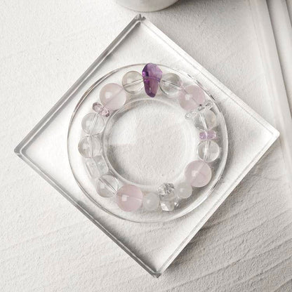 Mixed crystal bracelet alternate view