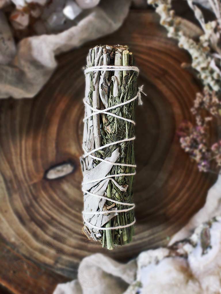 White Sage and Rue (Ruda) Cleansing Bundles-DéMoonn	
