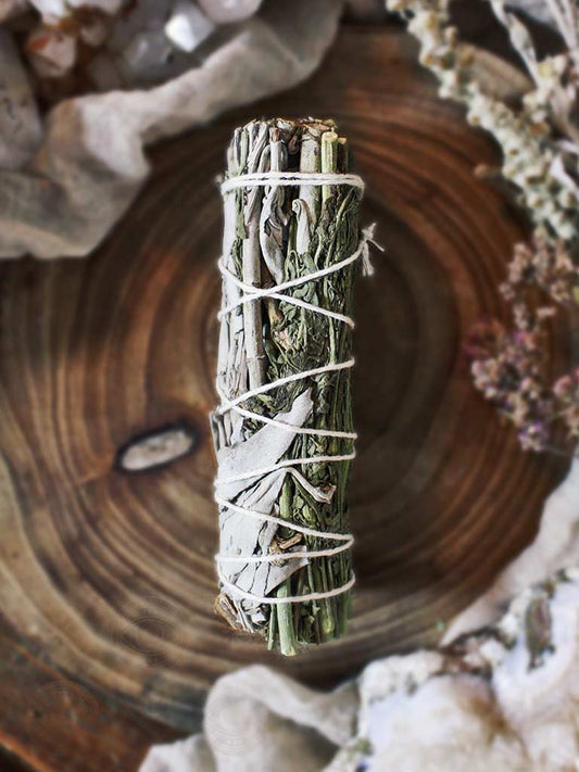 White Sage and Rue (Ruda) Cleansing Bundles-DéMoonn	