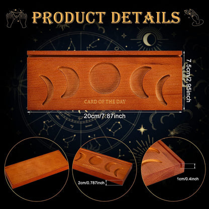 Moon Phase Ritual Tarot Display & Altar Stand	