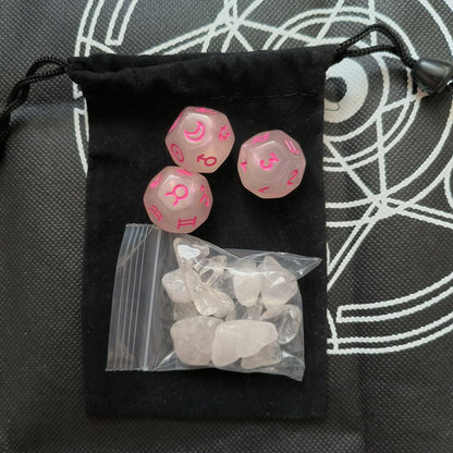 Astrology dice colour variation
