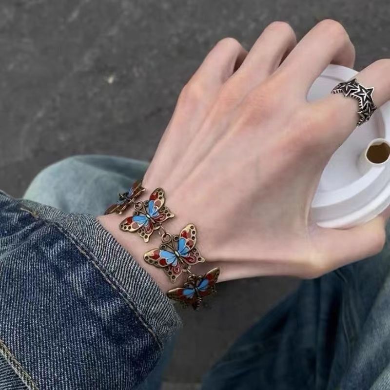 Mechanical butterfly bracelet main product view