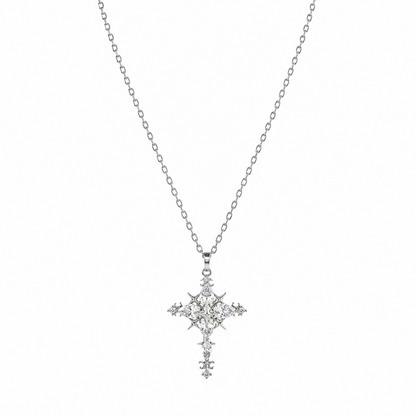 Love & Redemption Star-Snowflake Cross Necklace