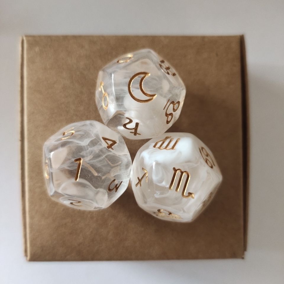 Astrology D12 dice set main product view